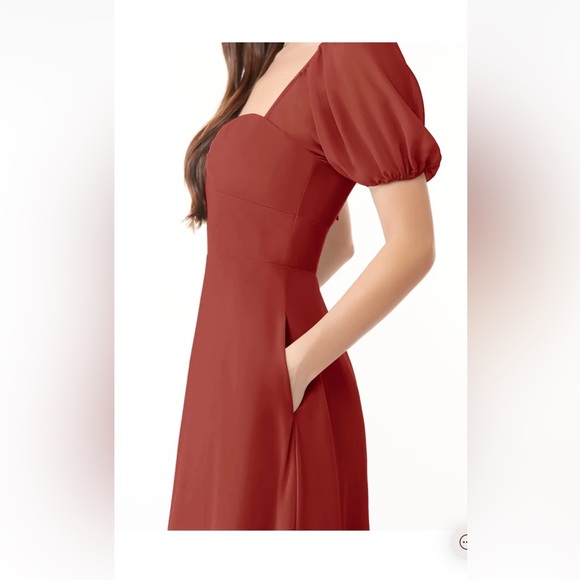 AZAZIE Midi Dress - Terracotta - Picture 3 of 12